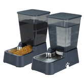 Leefele automatic waterer front view, gravity-fed design for easy pet hydration