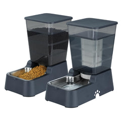 Leefele automatic waterer front view, gravity-fed design for easy pet hydration