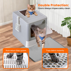 LEEJARD four-piece seamless stainless steel construction for easy cleaning
