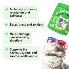 LEGITPET Cat Calming Treats soft chews provide quick, tasty calm in busy moments.