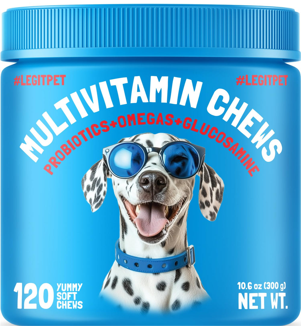 LEGITPET dog vitamins multivitamin chews support overall health and energy.