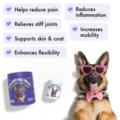 LEGITPET soft chews close-up showing duck flavor and easy administration