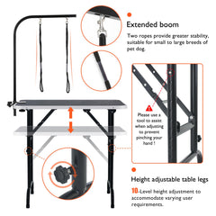 LEIBOU foldable design allows easy storage after grooming