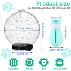 LEIFIDE paw covers prevent scratches while handling the cat