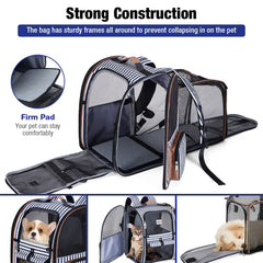 Lekebobor expandable back panel gives pets room to move comfortably