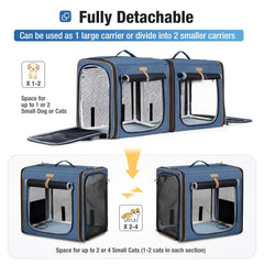 Lekereise collapsible travel bowl and litter box for on-the-go pets