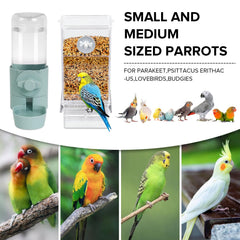 lemtrflo automatic gravity feeder refills as birds eat, reducing daily chores.