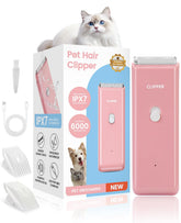LEMULEGU dog clipper with ceramic blade for hygienic, long-lasting sharp trimming.