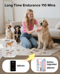 LEMULEGU clipper with quiet motor for stress-free grooming.