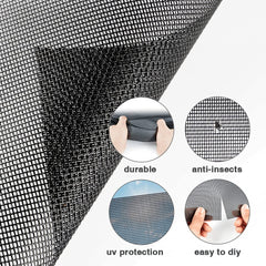 Lengtimo screen roll packaging flat for wrinkle-free storage.
