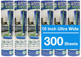 Leo large lint roller refills six-pack for pet hair and lint removal