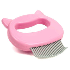 Leo's Paw Original Shell Comb Pink for gentle hair removal and massage