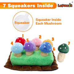 Lepawit Hide and Seek mushroom toy features treat-digging rewards