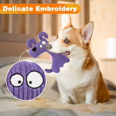 Non-shedding materials used in Lepawit dog toy for clean play.