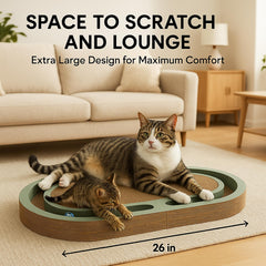 LEQOS furniture-protection scratch bed helps keep claws off furniture