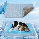 Lesguyor dog cooling mat front view showing cooling surface for hot days