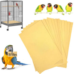 Lesimnky Bird Cage Liner 17x11, easy cut-to-fit for clean cages.