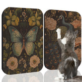 Lesissmer Art Cat Scratcher butterfly wall-mount encourages active scratching and wall protection.