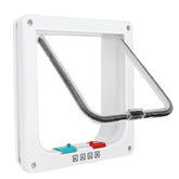 Lessmon cat door for windows with large front view showing easy pet access.