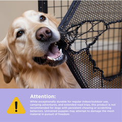LE SURE Lesure collapsible dog crate mesh windows provide visibility and ventilation.