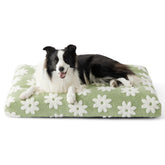 LE SURE large dog bed close-up shows shredded foam texture for support.