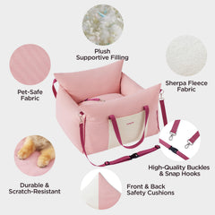 Memory foam filling delivers cushioned support on bumps.