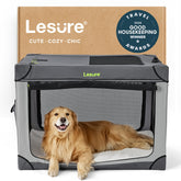 LE SURE Lesure crate shown on TODAY for travel with extra-large dogs