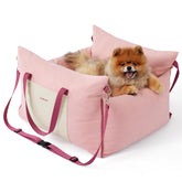 LE SURE Lesure small dog car seat booster for secure, comfortable rides.