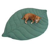 Letalong leaf blanket protects your couch with a cozy leaf-shaped design.