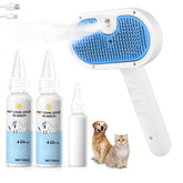 LetsFeed Pet Steam Brush front view for quick at-home grooming