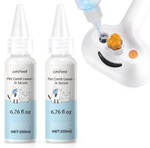 LetsFeed Pet Steam Brush Refill front view shows compact design for on-the-go grooming.