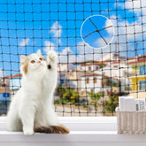 Lewondr cat netting balcony mesh protects pets while enjoying fresh air.