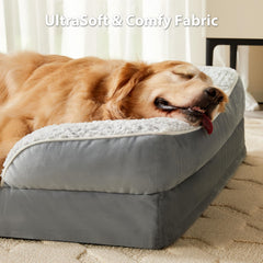 LEXTRO waterproof removable cover on dog bed for easy cleaning