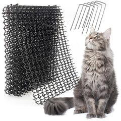 Ley's cat deterrent mat 16x13in helps protect furniture and surfaces from cats.