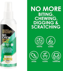 LFJUNW Bitter Apple Spray supports training by reducing biting and licking.