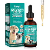 LHQR Flea Tick Drops bottle with vanilla flavor supports daily pet care.