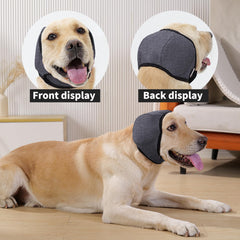 LIANZIMAU adjustable ear wrap offers secure fit for dogs of all sizes.