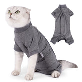 LIANZIMAU cat recovery suit abdomen coverage protects wounds.