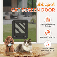 LIBBEPET door and interactive toy training for cats