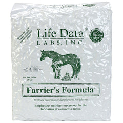 Life Data LABS Farrier's Formula refill bag supports hoof growth and coat health.