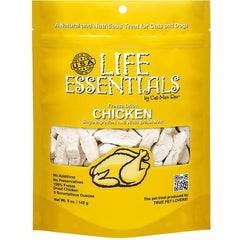 Life Essentials by Cat-Man-Doo single-ingredient chicken snack grain-free option for lean muscle.