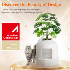 Lifewit enclosure features 18-leaf plant decoration adding elegance to the space.