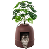 Lifewit hidden litter box flower pot design concealing odor