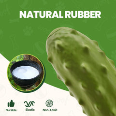 LIFLIX cucumber shaped teething toy supports satisfying chewing