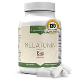 Lignans For Life melatonin bottle front view for daily support