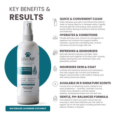 Lillian Ruff lavender coconut formula with aloe for sensitive skin