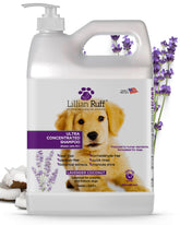 Lillian Ruff Pro bottle pour shows easy dosing for ultra concentrated shampoo.
