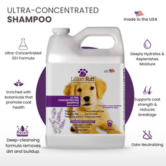 Lillian Ruff Pro label details highlight pH-balanced USA-made formula.