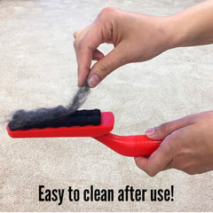 Lilly Brush captures long undercoat fur on coats and rugs.