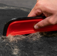 Lilly Brush Pro car interior cleaning captures embedded hair and prevents lingering debris